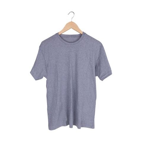 GARDENYA GRİ L SIFIR YAKA TİŞÖRT