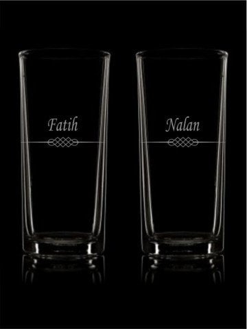 İnce Motifli Rakı Bardağı