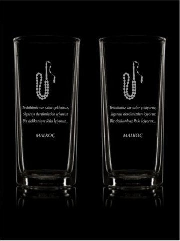 Tesbih Işlemeli Rakı Bardağı