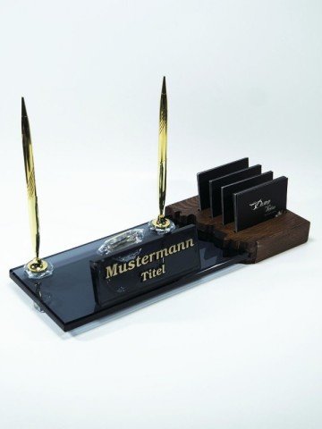 VIP Altın Kristal Masa İsimlik - 2