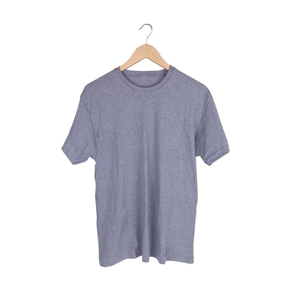 GARDENYA GRİ L SIFIR YAKA TİŞÖRT