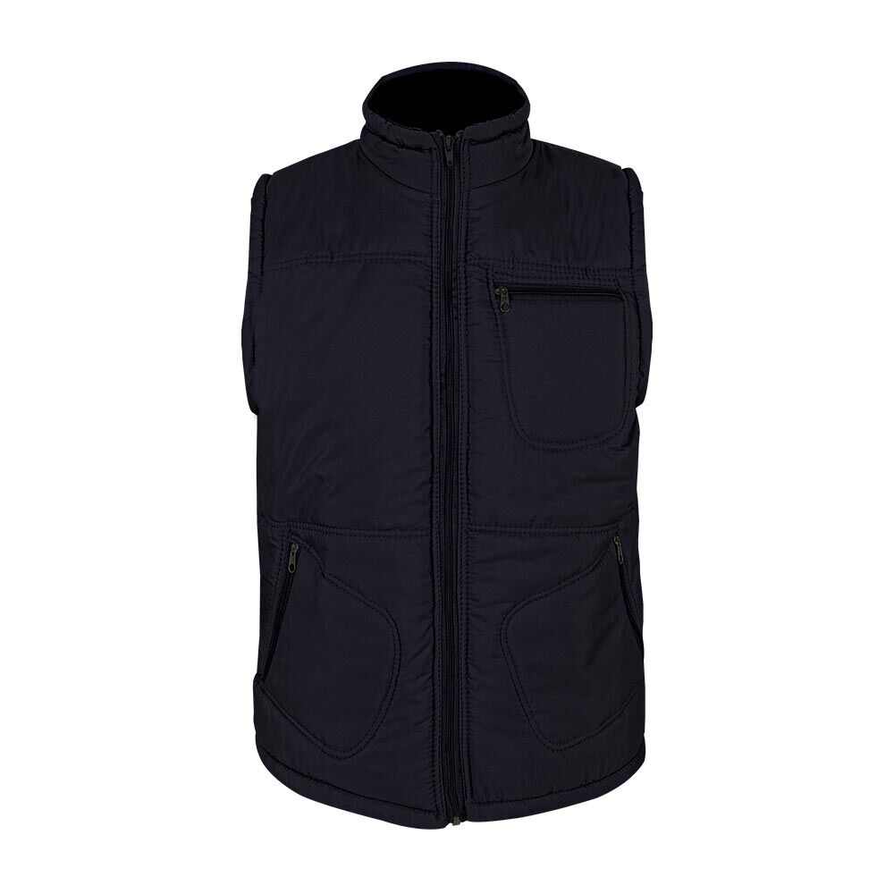 ALASKA SİYAH ÜÇ CEPLİ ŞİŞME YELEK  3XL