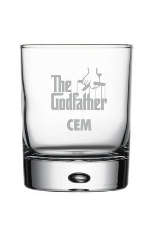 God Father Logolu Viski Bardağı