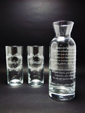 Karaflı Rakı Bardağı Seti l Dsn-047