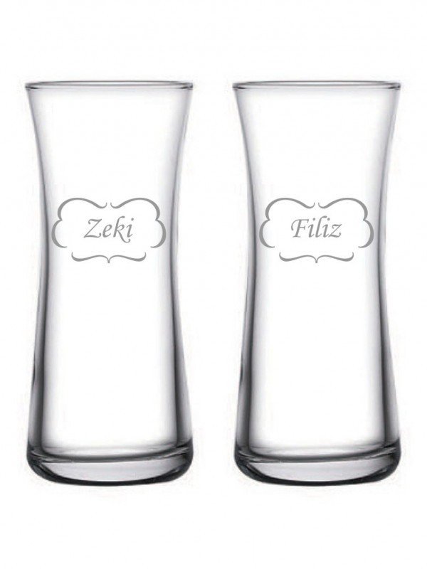 Motif İşlemeli Heybeli Rakı Bardağı l Dsn-042