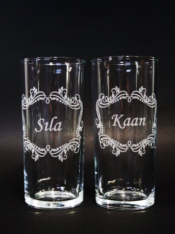 Desen İşlemeli Rakı Bardağı l Dsn-022