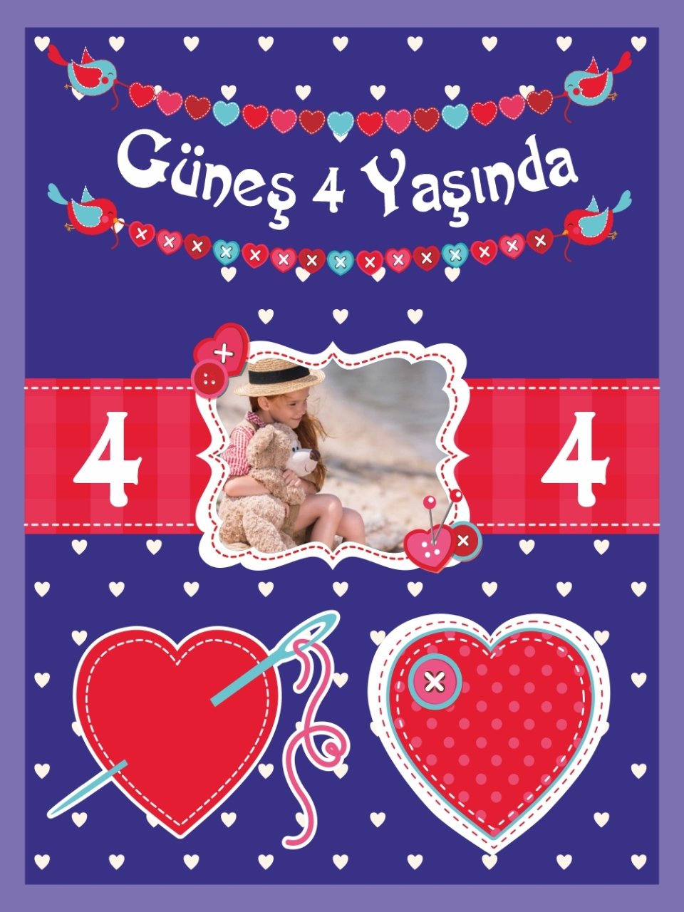 Kızıma Özel Afiş Branda & Poster