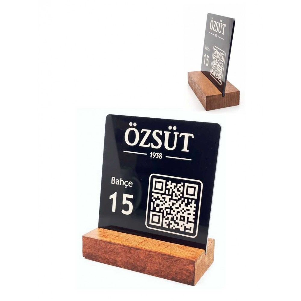 QR Kod Menü Levhası