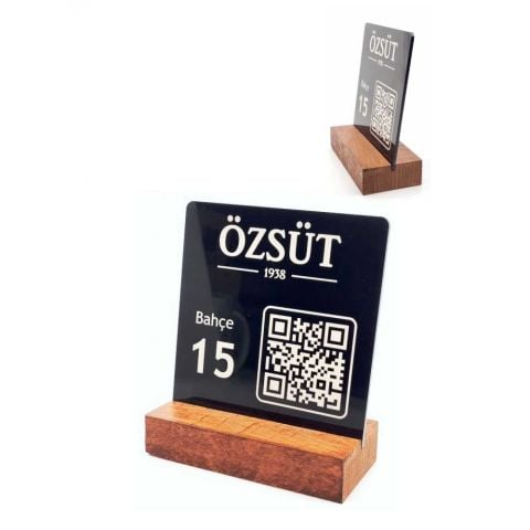 QR Kod Menü Levhası