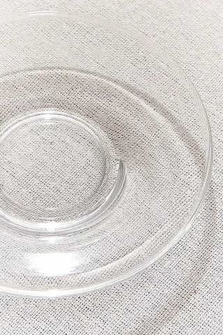 Paşabahçe İrem Renkli Logo Baskılı Çay Tabağı