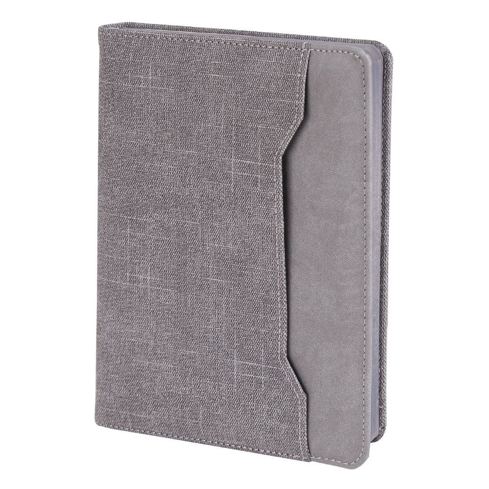KORU GRİ TARİHSİZ DEFTER (15X21 CM)