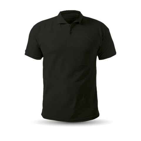AÇELYA SİYAH M POLO YAKA TİŞÖRT