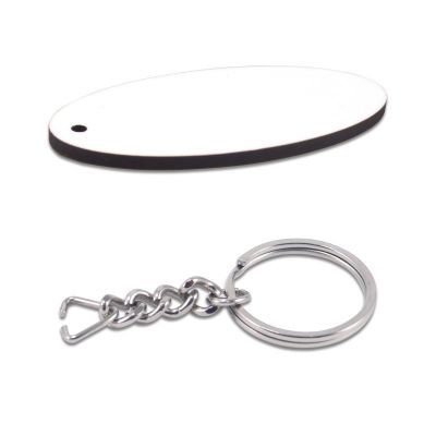 Baskılı Oval Anahtarlık