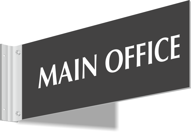 Şeffaf Ofis Tabelası