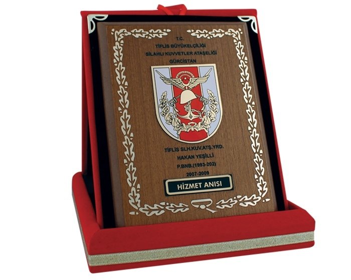 Silahlı Kuvvetler Ahşap Plaket