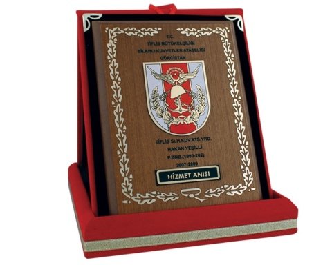 Silahlı Kuvvetler Ahşap Plaket