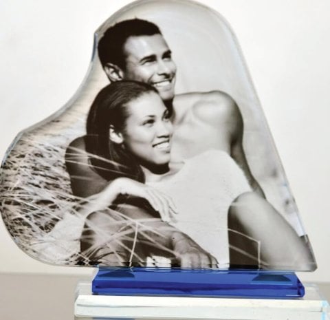 Resim Baskılı Kristal Plaket