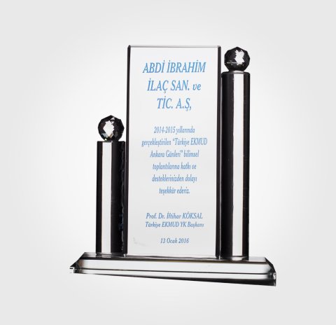 Kuleli Kristal Plaket