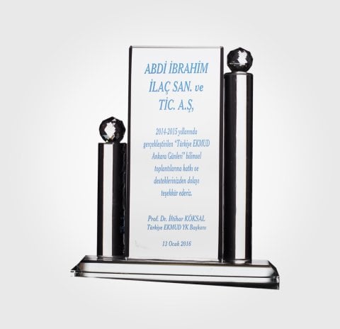 Kuleli Kristal Plaket