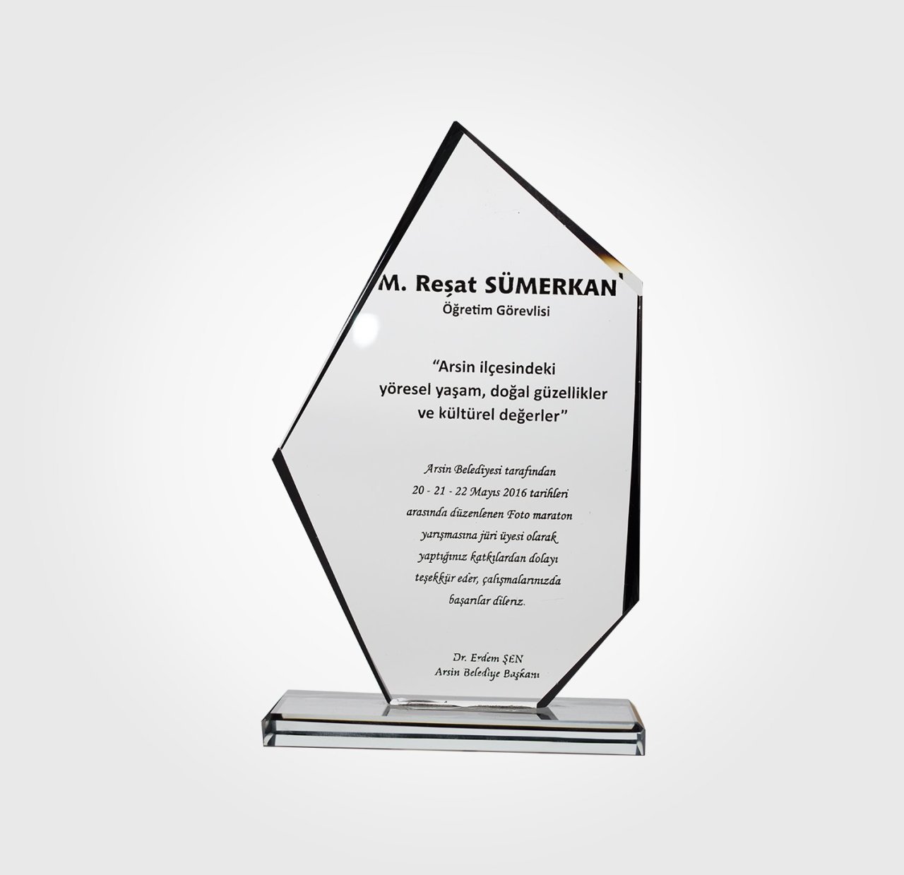 Kristal Plaket 19