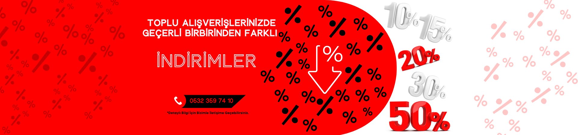 Toplu Ürünlerde Geçerli İndirimler